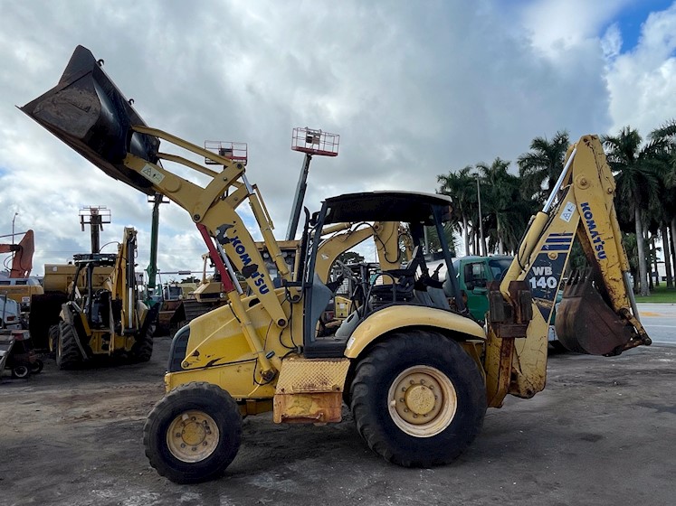 2007 Komatsu WB140 Backhoe Loader 4x4 for sale 35,000 Machinery